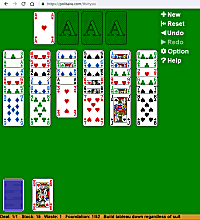 A solitaire game called Thirty Six